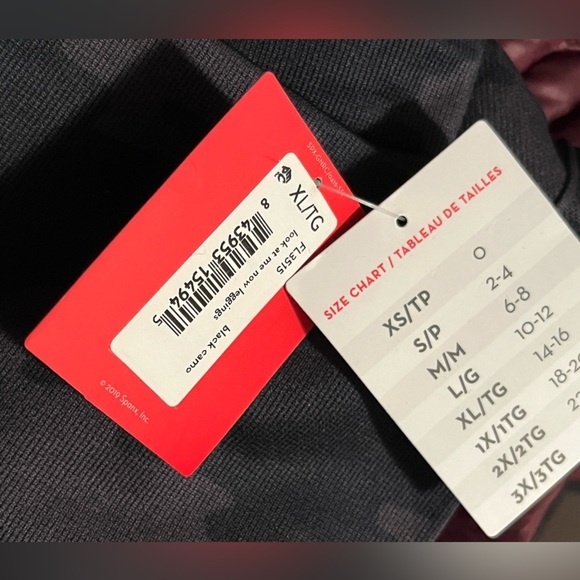 SPANX Look at Me Now Seamless Leggings Camo Print Support Athleisure Gym XL NWT - Picture 11 of 14